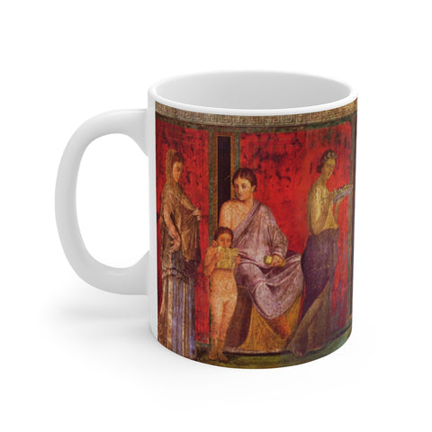 Villa of the Mysteries Fresco Mug