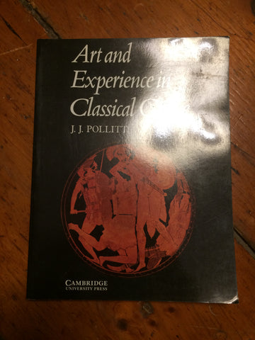 Art and Experience in Classical Greece