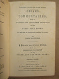 Caesar's Commentaries: Analytical and Interlinear Translation: First Five Books