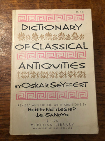 Dictionary of Classical Antiquities