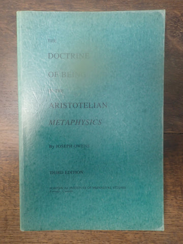 The Doctrine of Being in the Aristotelian Metaphysics