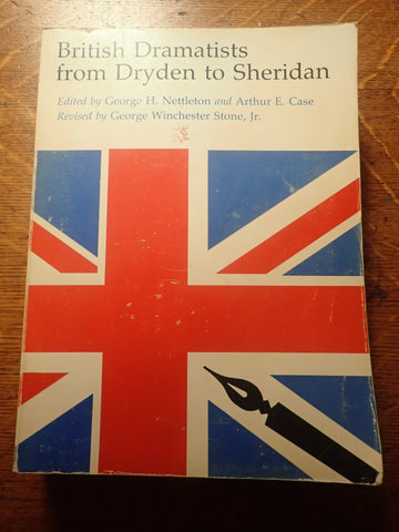 British Dramatists from Dryden to Sheridan