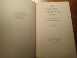 The Oxford Book of English Verse