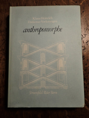 Anthropomorphe: Zum Problem des Anthropomorphismus in der Religionsphilosophie