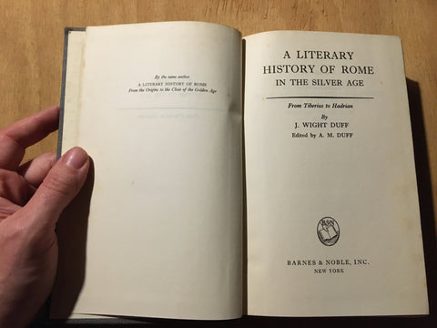 A Literary History of Rome in the Silver Age: From Tiberius to Hadrian