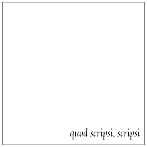 Quod Scripsi, Scripsi Sticky Notes