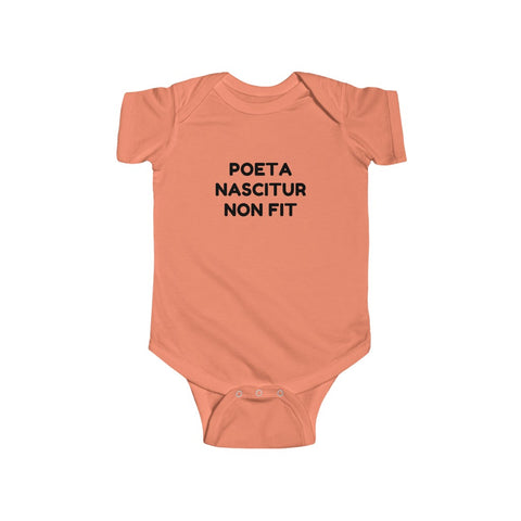 Poeta Nascitur Non Fit Baby Onesie