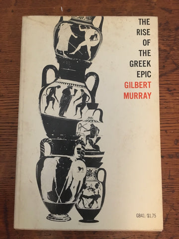 The Rise of the Greek Epic