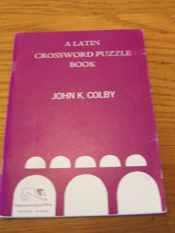 A Latin Crossword Puzzle Book