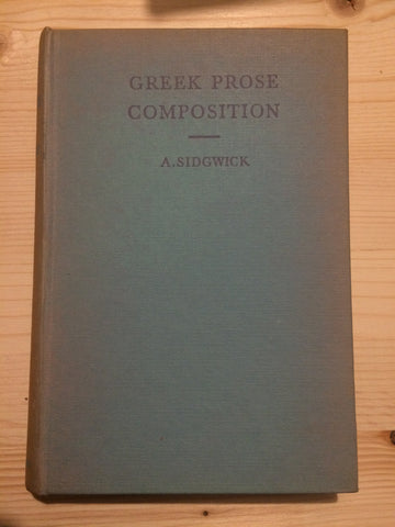 Greek Prose Composition [Sidgwick]