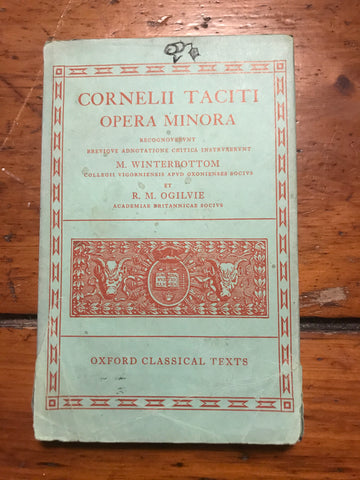 Taciti Opera Minora [Oxford Text]