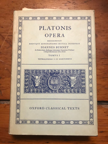 Platonis Opera I [Oxford Text]