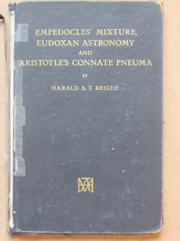 Empedocles' Mixture, Eudoxan Astronomy and Aristotle's Connate Pneuma