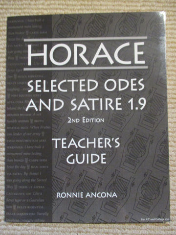 Horace: Selected Odes and Satire 1.9 (2nd Edition) - Teacher's Guide