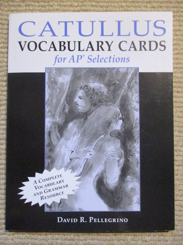Catullus Vocabulary Cards for AP Selections