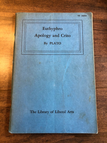 Euthyphro, Apology, and Crito (Church)