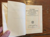 Cicero: De Finibus Bonorum et Malorum [Loeb]