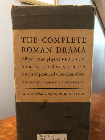 The Complete Roman Drama (Duckworth)