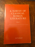 A Survey of Classical Roman Literature