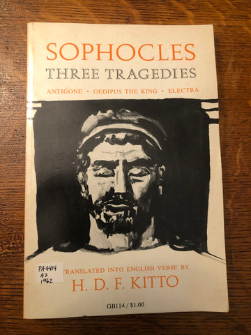 Sophocles: Three Tragedies (Kitto)