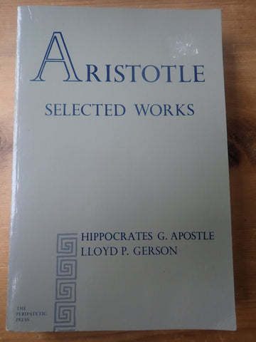Aristotle: Selected Works