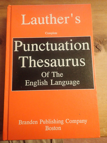 Lauther's Punctuation Thesaurus