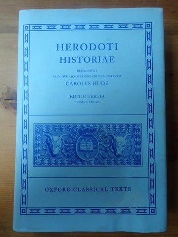 Herodoti Historiae: Tomus Prior [Oxford Classical Text]