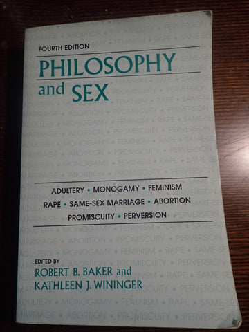 Philosophy and Sex