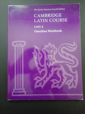 Cambridge Latin Course: Unit 4 Omnibus Workbook [5th edition Softcover]