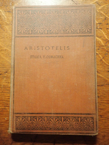 Aristotelis Ethica Nicomachea [Oxford Text]