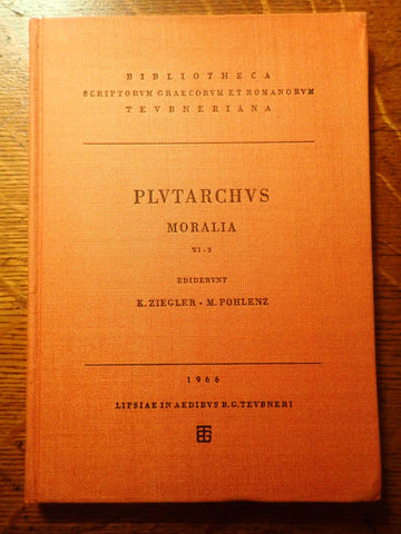 Plutarchus: Moralia VI.3 [Teubner Text]