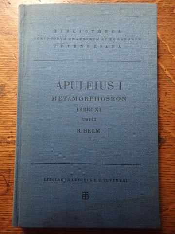 Apuleius I: Metamorphoseon Libri XI [Teubner Text]