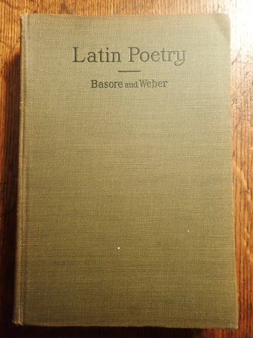 Latin Poetry [Basore and Weber]