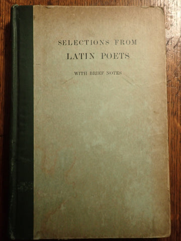 Latin Poetry [Harvard University]