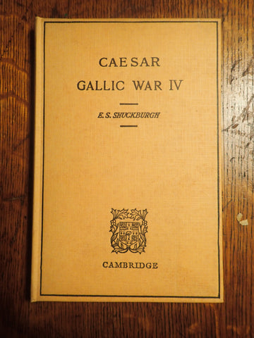 Caesar De Bello Gallico IV