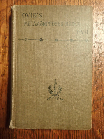 Ovid's Metamorphoses Books I-VIII Literally Translated