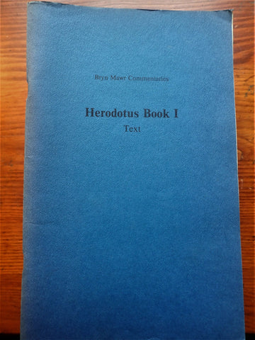 Herodotus Book I [Bryn Mawr Commentaries]
