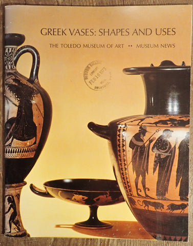 Greek Vases: Shapes and Uses