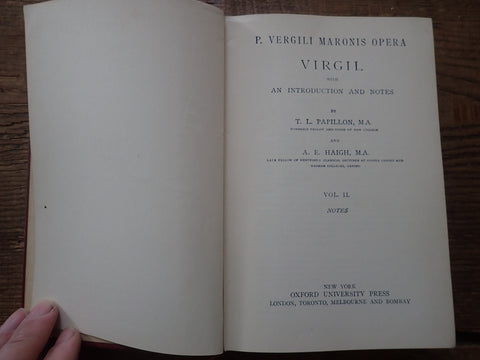 Publii Vergilii Maronis Opera: Notae [Vol. II]
