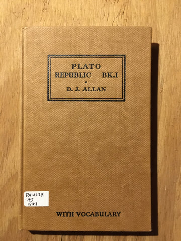 Plato Republic Bk. 1