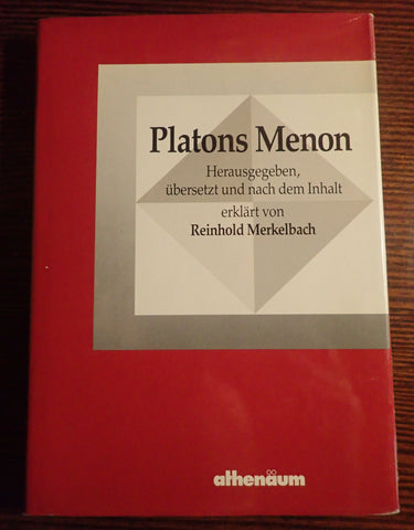 Platons Menon (Plato's Meno)