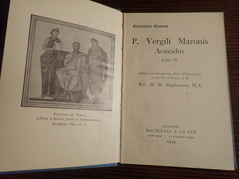 Aeneid IV: P. Vergili Maronis Aeneidos Liber IV  (Elementary Classics)