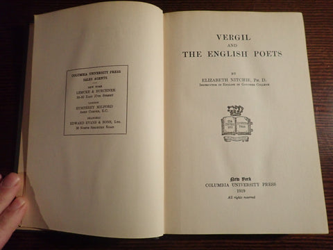 Vergil and the English Poets