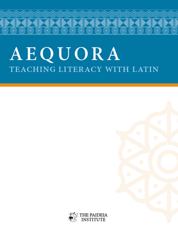Aequora: Teaching Literacy with Latin Textbook