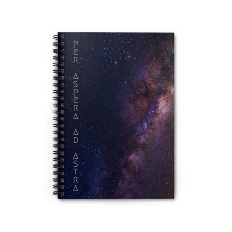 Per Aspera Ad Astra Spiral Notebook - Ruled Line – The Paideia ...